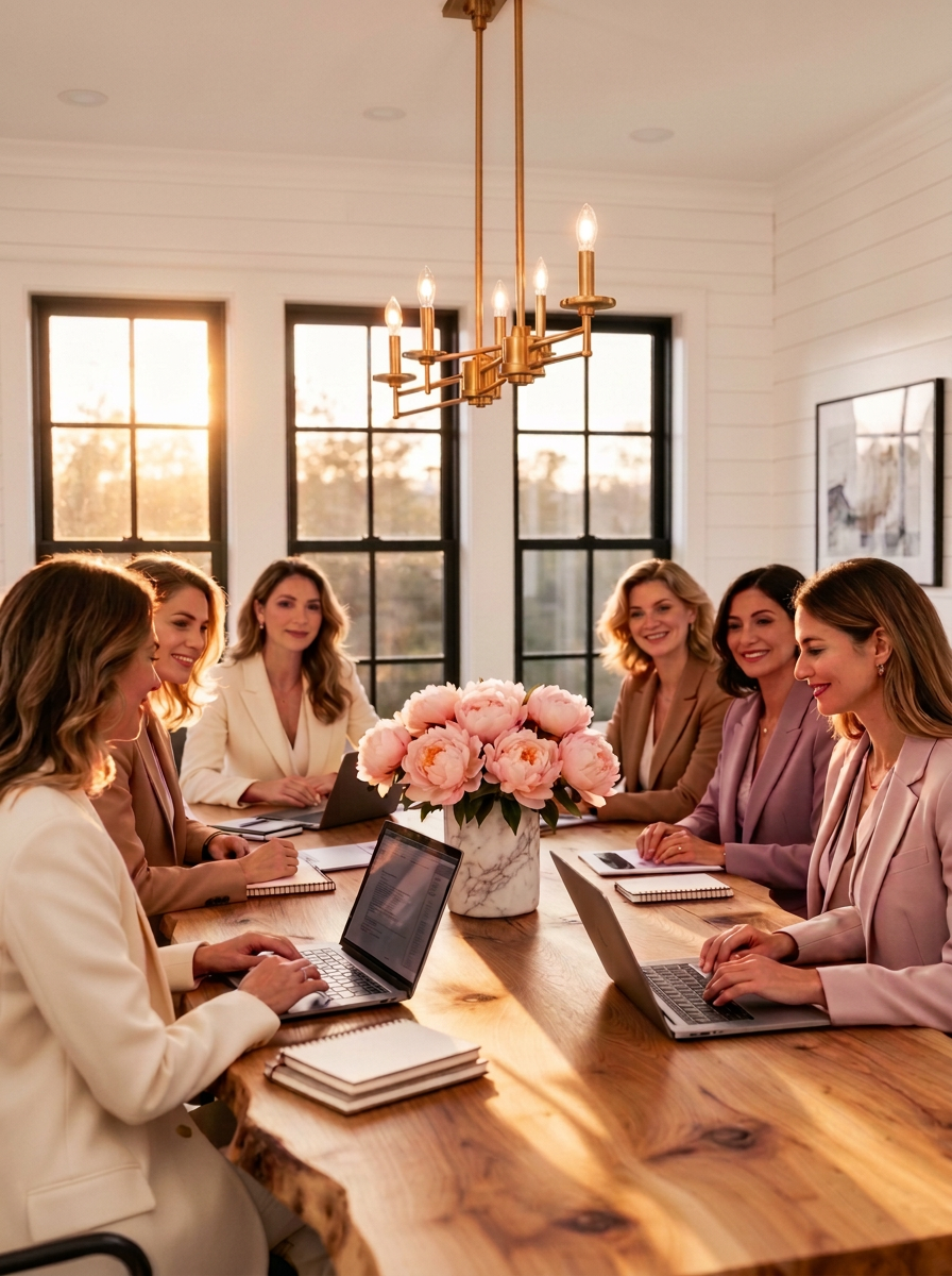 Woman entrepreneur celebrating new business visibility